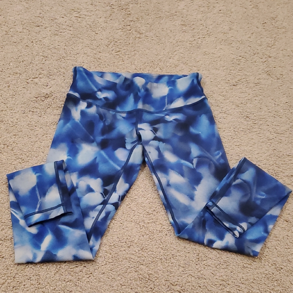 lululemon athletica  Blue Patterned Leggings